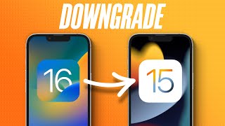 How To Downgrade iOS 16 to iOS 15 (Hindi)