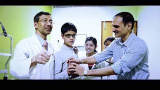 Fighting congenital glaucoma and autism, Ashutosh is on his way to recovery