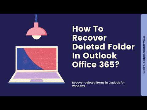 Как восстановить удаленную папку в Outlook Office 365?