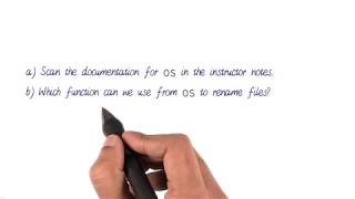 Lesson 1 (Use Functions) | 24. Changing Filenames | Python Programming
