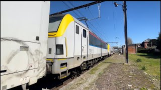 Quelques Trains à Bruxelles \u0026 Hennuyères le 03/04/23