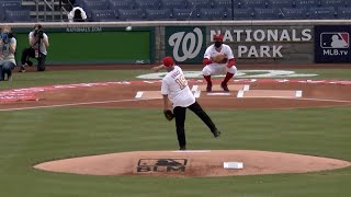 Fauci throws ceremonial first pitch on baseball's opening day | AFP