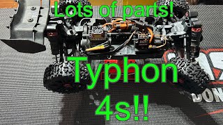 Intro to the Arrma Typhon 4S! Giving the Arrma Typhon Mega to 3s to 4s some love!