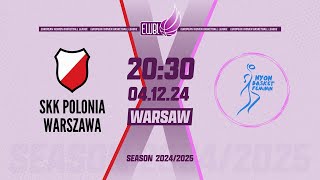 SKK Polonia Warszawa – Nyon Basket Feminin | Dec 4, 2024, 8:30 PM