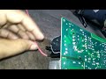 focus voltage live test in crt pcb.