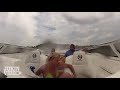 seven person speed boat smash crazy