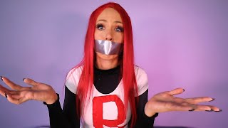 Jessie Team Rocket ASMR RP | Duct Tape Tapping Sounds | Muffled Talking | Unintelligible | Pokémon