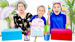 Ruby and Bonnie Back To School Supplies Challenge