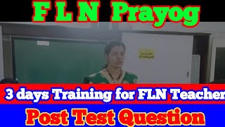 Post Test Question FLN Prayog Training #samadhana100 #mopathayt