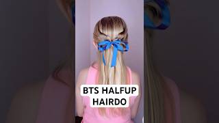 BTS HALFUP HAIRDO | Audrey and Victoria #hairstyle #hairtutorials