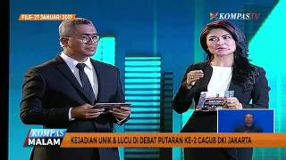 Kejadian Unik dan Lucu di Debat Putaran Kedua Cagub DKI Jakarta