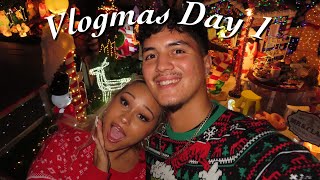 THE BEST CHRISTMAS LIGHTS WE’VE EVER SEEN!! Vlogmas Day 1