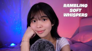 ASMR Rambling Soft Whispers and Tapping!