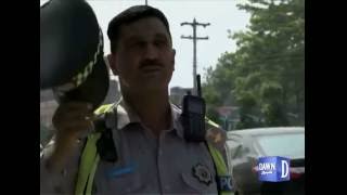 Peshawar: Traffic Warden duty in Ramazaan