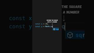 Math.sqrt() #coding #javascript