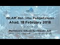 TALK - Islam dan Ilmu pengetahuan - Ustadz Syamsudin Arif