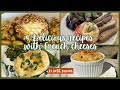 FRENCH CHEESE! 4 DELICIOUS MELTING RECIPES - Roasted Camembert, goat cheese in apples and more...