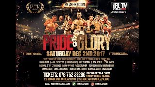 MTK LONDON PRESENTS ... PRIDE \u0026 GLORY  *LIVE PROFESSIONAL BOXING* (FEAT. HEAVYWEIGHT DAVID PRICE)