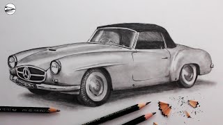 How to Draw a Realistic Car: Narrated for Beginners