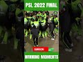 PSL 2022 Final Lahore Qalandars Winning Moments #HBLPSL8 #SabSitarayHumaray #SportsCentral MB2A