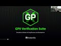 How to use the Verification Suite in GPX™