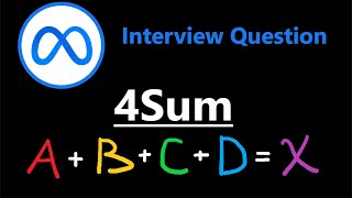 4Sum - Leetcode 18 - Python