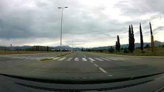 Podgorica, put od Aerodroma Golubovci do Podgorice - Drive from Golubovci airport to Podgorica.