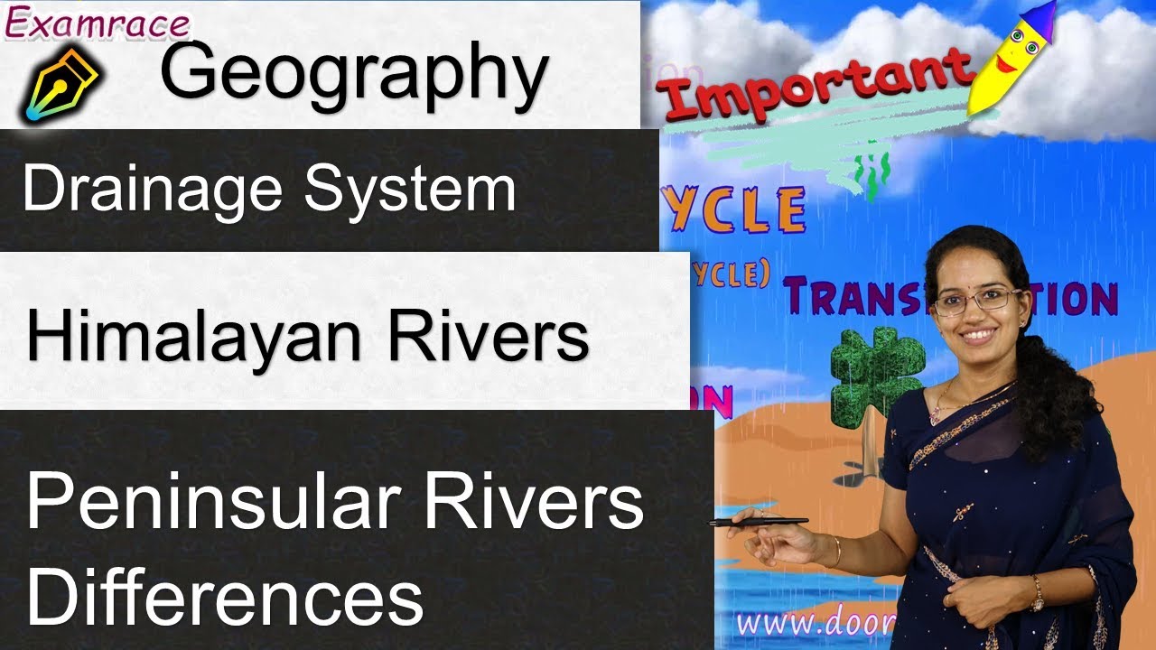 Himalayan & Peninsular Drainage System: Rivers Of India (Macro, Micro ...