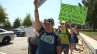 Students lead climate change protest in Atlanta