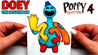 How to draw Doey the Doughaman / Poppy PlayTime Chapter 4 drawings