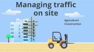 Managing traffic on site