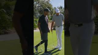 Short game masterclass with Tiger Woods and Scottie Scheffler