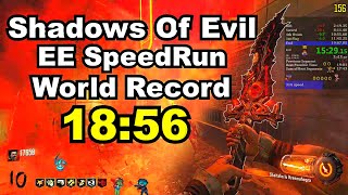 Shadows Of Evil Easter Egg SpeedRun World Record Solo any % 18:56