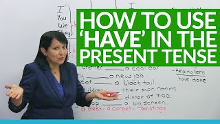 Learn English Grammar: "to have" in the present tense