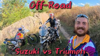 Derapate fumanti, off-road Tiger vs DR 800 Big @dflydaemon 05/10/24