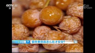 《生活提示》 20191016 吃对银杏果 不中毒！| CCTV