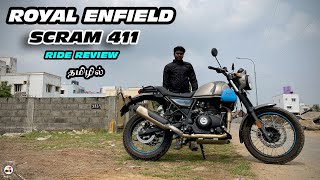 New Royal Enfield Scram 411 Ride Review in Tamil | is it better than its rivals? | B4Choose