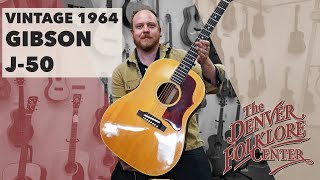 Instrument Demo: Vintage Guitar 1964 Gibson J-50 ADJ