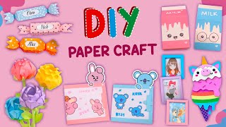 15 DIY PAPER CRAFTS - Origami Hacks - School Supplies, Bracelet, Gift Ideas, Room Decor and more...