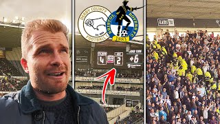 6 GOAL THRILLER with 3000 GAS AWAY FANS in DERBY COUNTY vs BRISTOL ROVERS