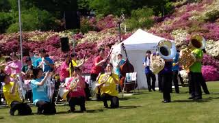 (武生商業高校 吹奏楽部)第59回さばえつつじまつり西山公園2018年５月5日