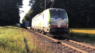 BLS Cargo 414 Vectron Locomotive With LKW Walter Intermodal Train at Breyell Germany 8.9.2023 🎥👍👍👍👍🚂