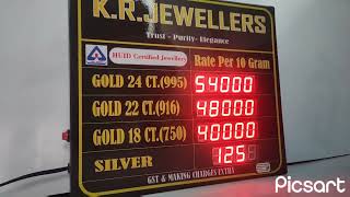 Gold Rate Display