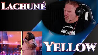 Lachuné - "Yellow" by Coldplay | Auditions | AGT 2023 | REACTION