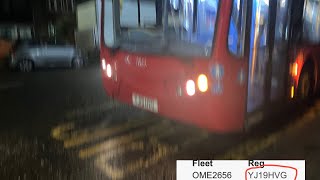 Journey on the Metroline Switch/Optare Metrodecker EV OME2656 YJ19HVG on bus route 317