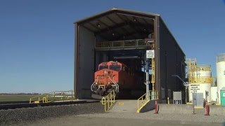 BNSF's re-spray facility in Pasco, Wash.