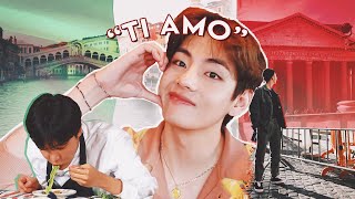 bts being more italian than me for 13 minutes straight (bts speaking italian)