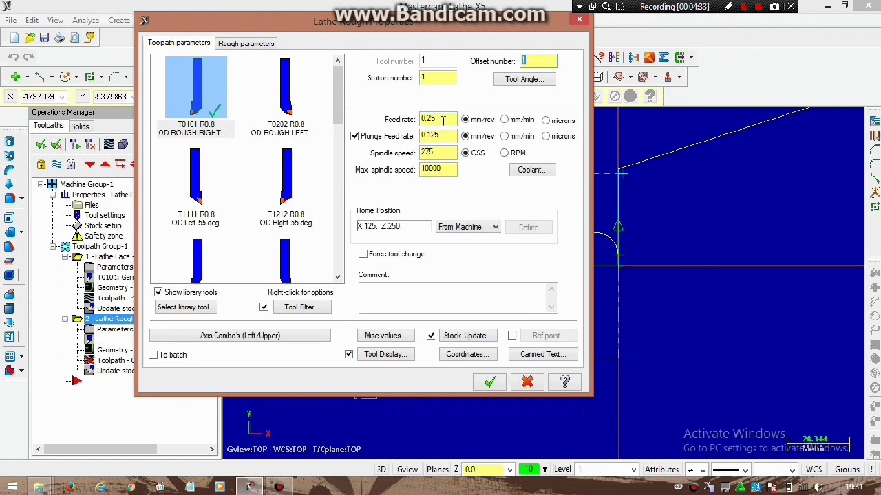 Mastercam X5 Turning Youtube