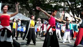 よさこいinおいでん祭2009 総踊り「おいでん豊川」