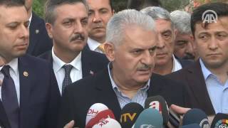 Başbakan Yıldırım: Kaza olumsuz hava şartları kaynaklı